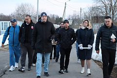 В поселке Рогово прошел обход территории
